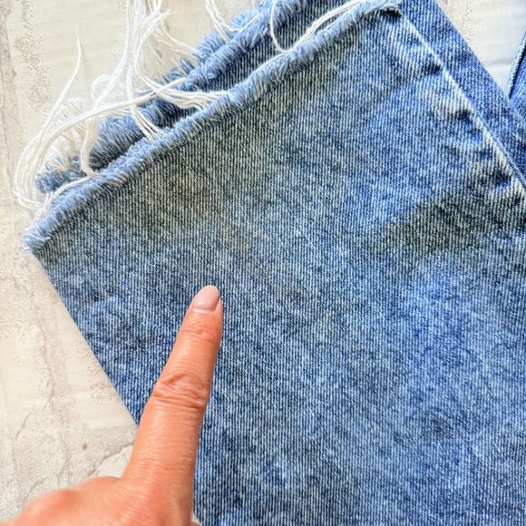 Guess Jeans Mens 90s Acid Wash Cotton Distressed Straight Leg Made in USA Sz 29 - Picture 12 of 12